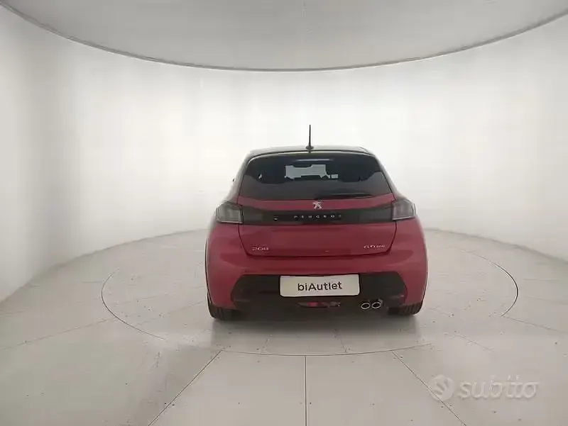 Usata Peugeot 208 GT 131 CV (96 kW) 2021 Rosso Utilitaria