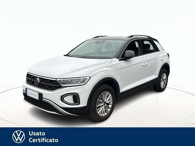 Bianco pastello Usata 2022 VW T-Roc Life SUV | 23.500 € (Buon prezzo) - Immagine 1/4