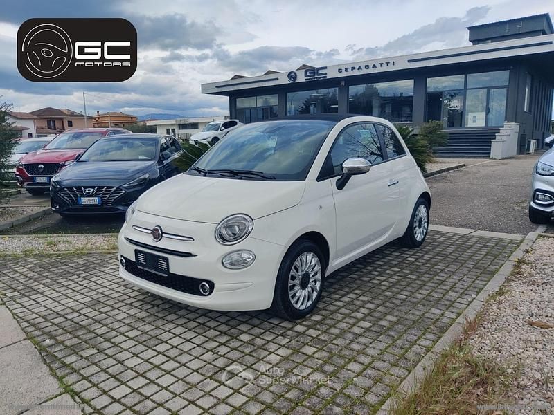 Bianco Usata 2023 Fiat 500C Cabrio | 16.900 € (Molto cara) - Immagine 1/4