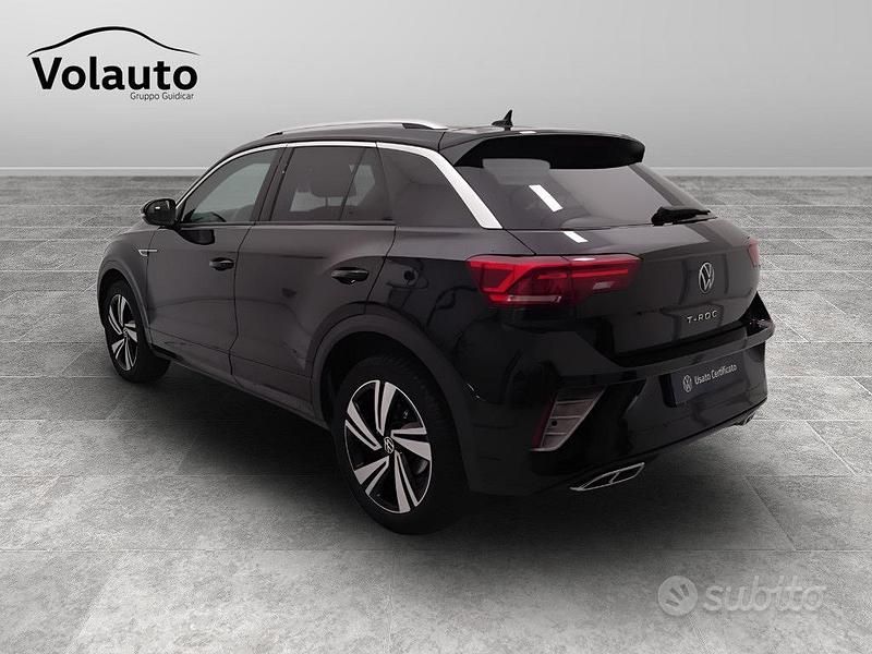 Usata VW T-Roc R-line 150 CV (110 kW) 2023 Nero SUV