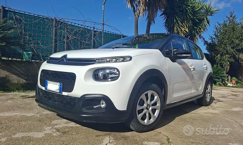 Usata Citroën C3 Feel 83 CV (61 kW) 2019 Bianco Utilitaria