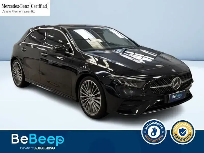 Usata Mercedes A180 Advanced Plus 116 CV (85 kW) 2024 Nero metallizzato Berlina