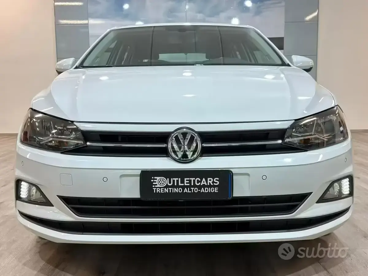 Usata VW Polo Comfortline 80 CV (58 kW) 2018 Bianco Utilitaria