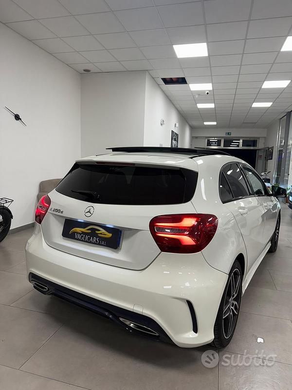 Usata Mercedes A200 Premium 136 CV (100 kW) 2017 Bianco Berlina
