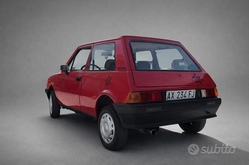 Usata Innocenti 500 1990 Rosso Berlina