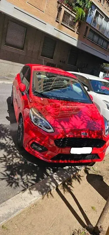 Usata Ford Fiesta ST-Line 100 CV (73 kW) 2020 Rosso Utilitaria