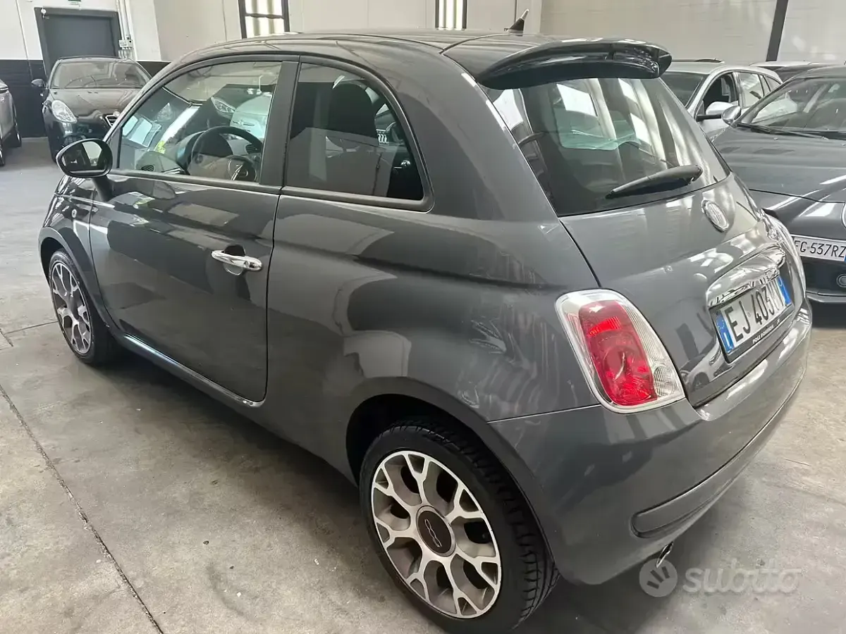 Usata Fiat 500 95 CV (69 kW) 2011 Grigio Utilitaria