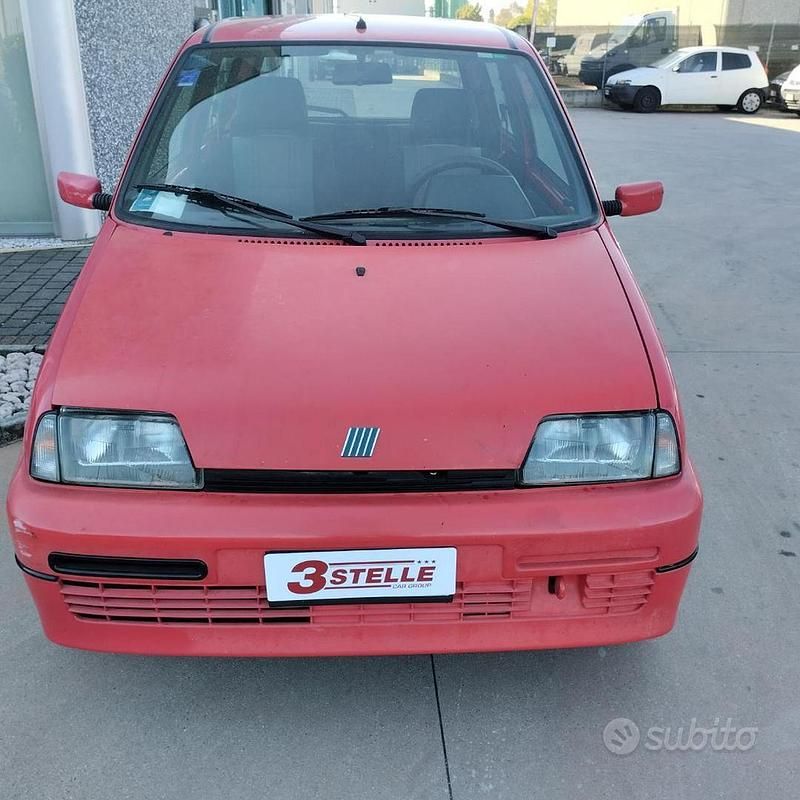 Usata Fiat Cinquecento 54 CV (39 kW) 1996 Rosso Utilitaria
