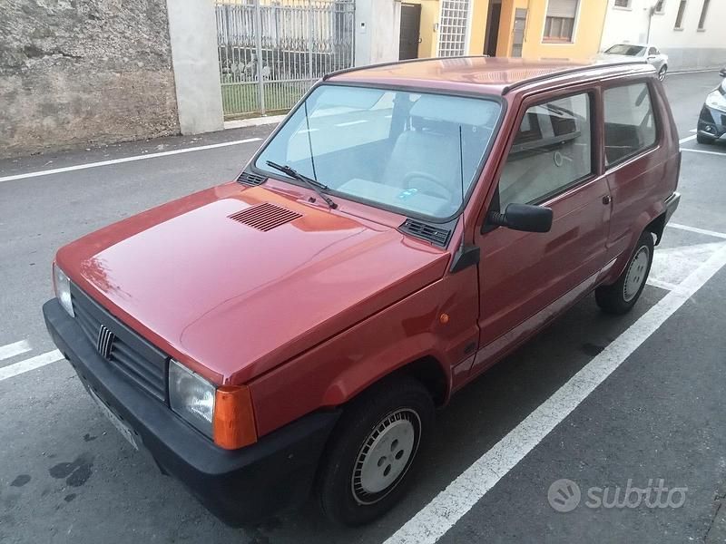Usata Fiat Panda 1999 Rosso Utilitaria