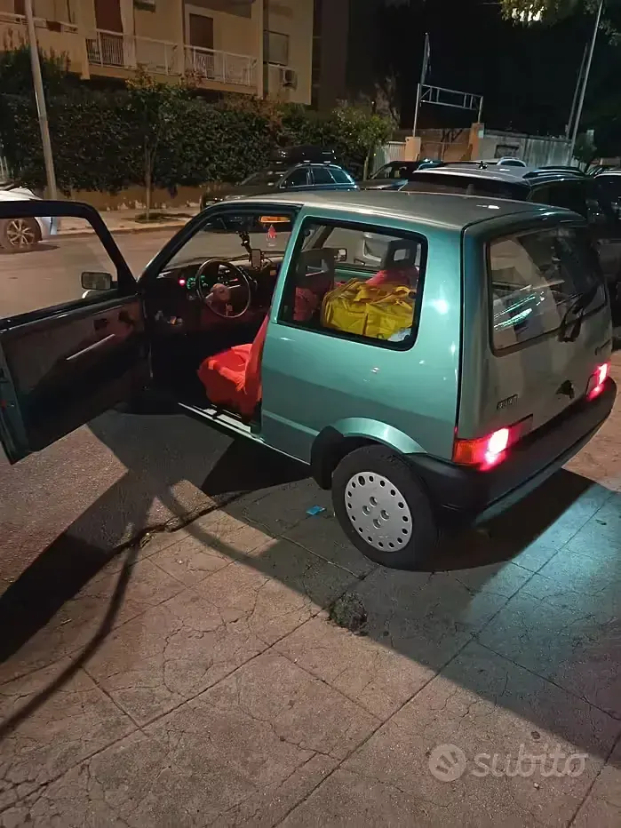 Usata Fiat 500 41 CV (30 kW) 1994 Verde Utilitaria