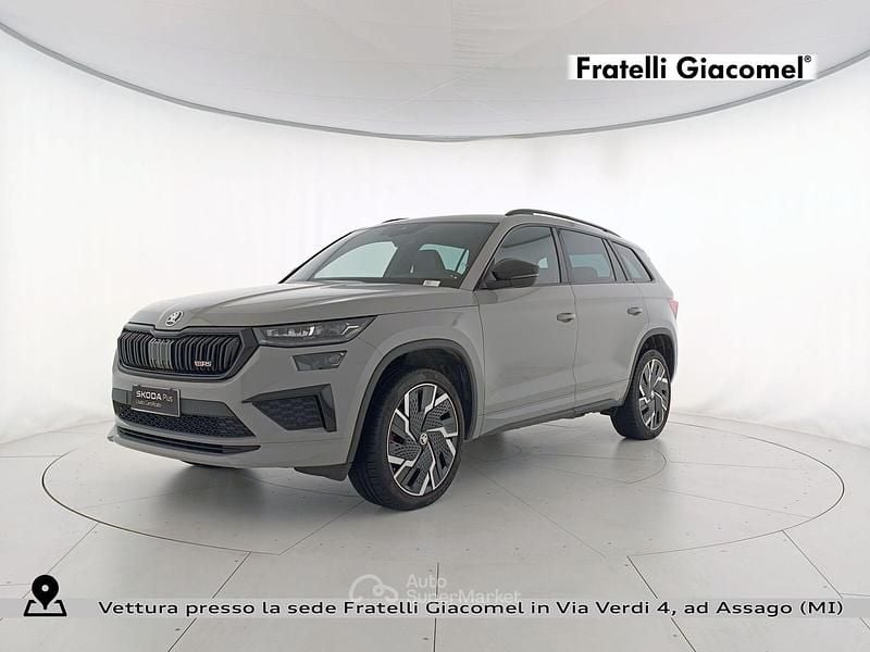 Usata Skoda Kodiaq RS 245 CV (180 kW) 2022 Grigio SUV