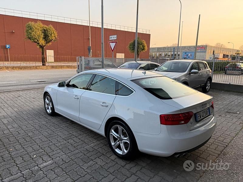 Usata Audi A5 Advanced 177 CV (130 kW) 2014 Bianco Coupé