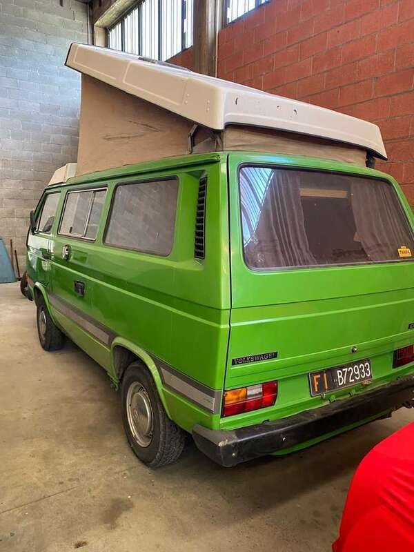 Usata VW T3 69 CV (50 kW) 1982 Verde liana Furgone
