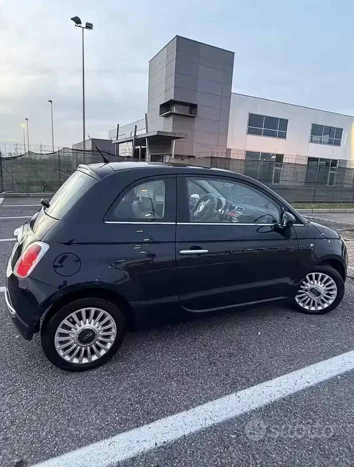Usata Fiat 500 69 CV (50 kW) 2009 Blu Cabrio