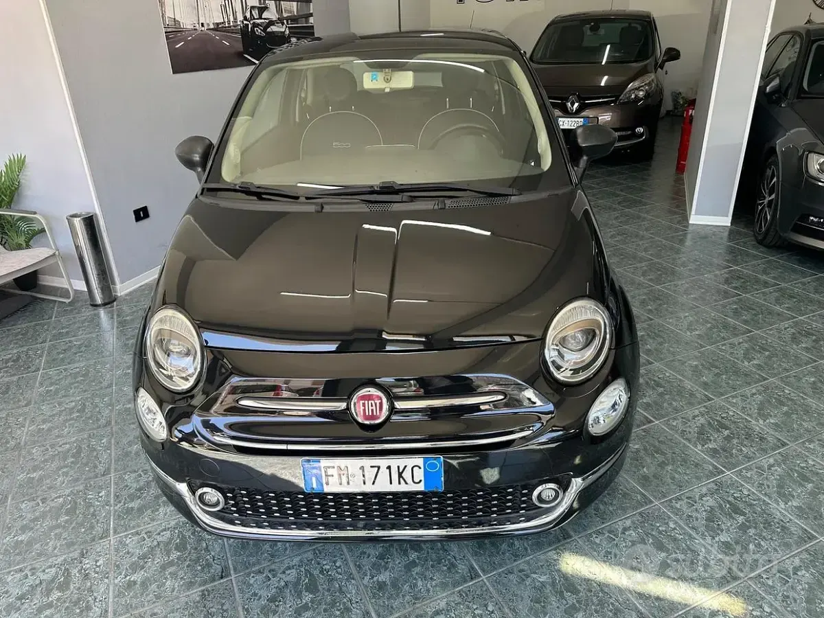 Usata Fiat 500 Lounge 69 CV (50 kW) 2016 Nero Berlina