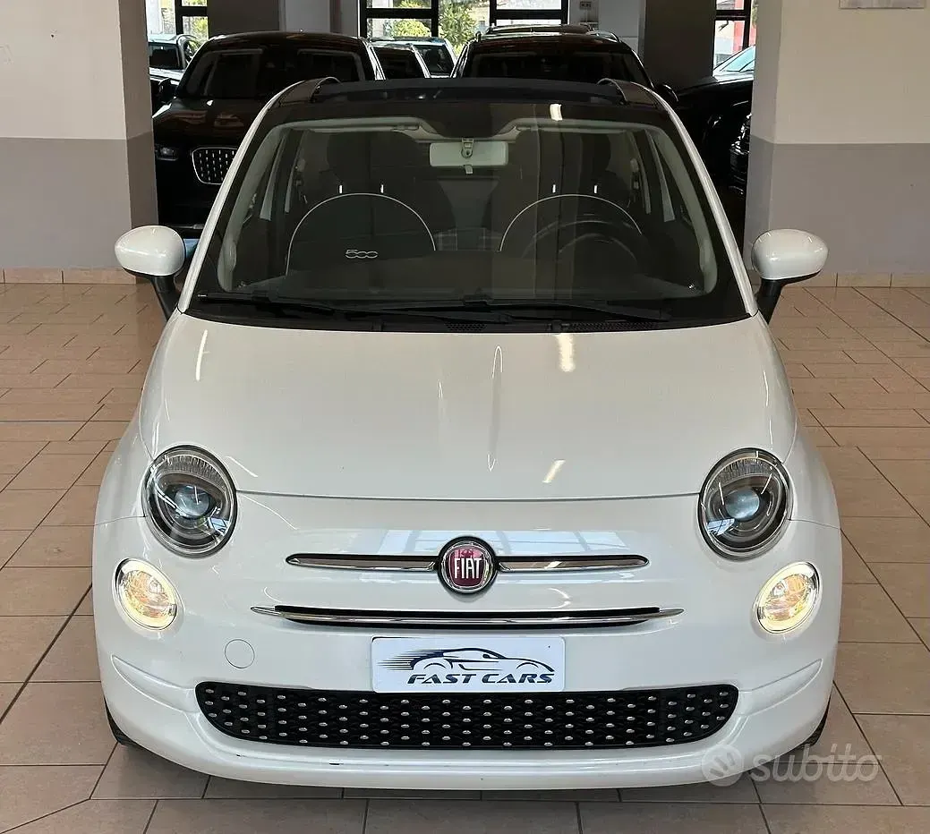 Usata Fiat 500C Lounge 69 CV (50 kW) 2018 Bianco Cabrio