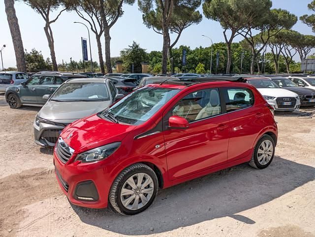 Usata Peugeot 108 69 CV (50 kW) 2015 Rosso Cabrio