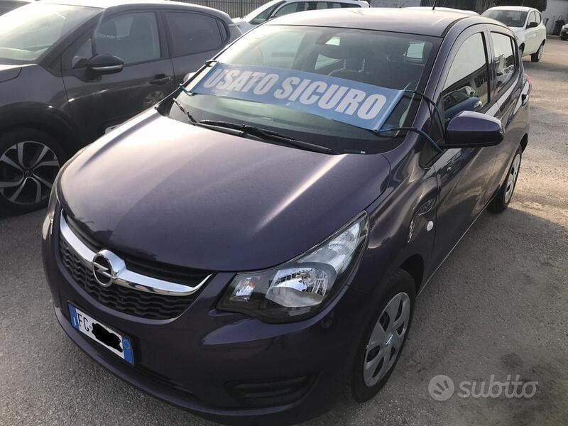 Usata Opel Karl 2016 Blu Utilitaria