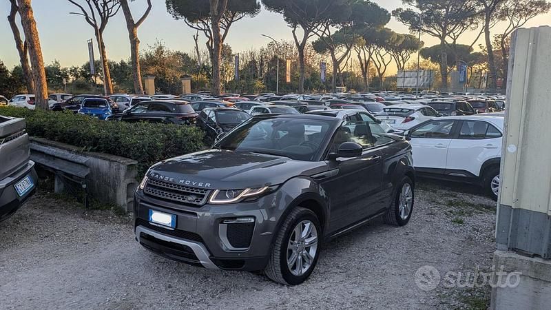 Usata Land Rover Range Rover evoque 150 CV (110 kW) 2017 Nero Cabrio