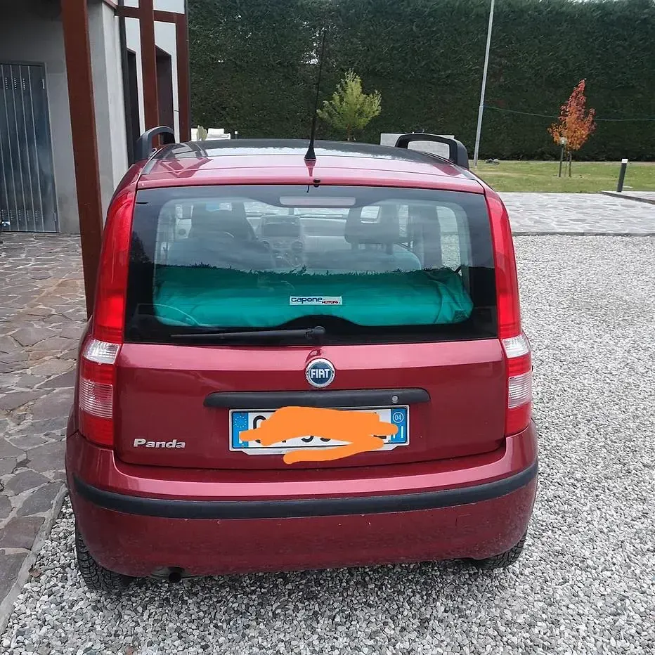 Usata Fiat Panda Dynamic 60 CV (44 kW) 2004 Rosso Utilitaria