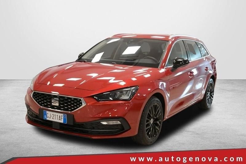 Usata Seat Leon ST XCELLENCE 149 CV (109 kW) 2022 Rosso Station wagon