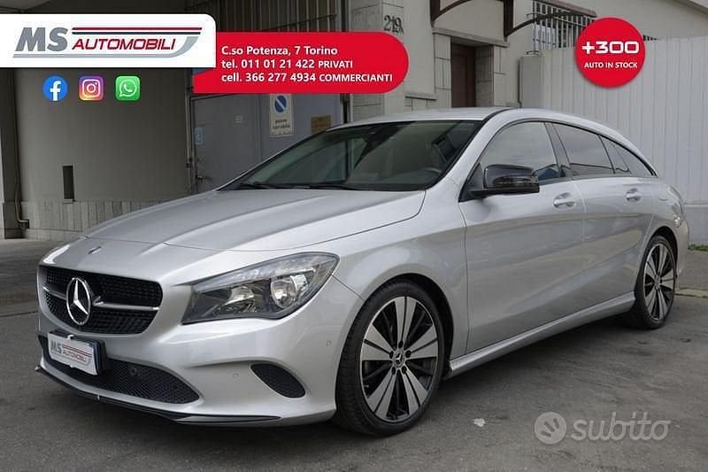 Usata Mercedes CLA180 109 CV (80 kW) 2019 Grigio Berlina
