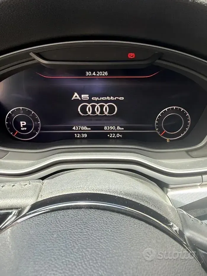 Usata Audi A5 Advanced Plus 286 CV (210 kW) 2019 Nero Coupé