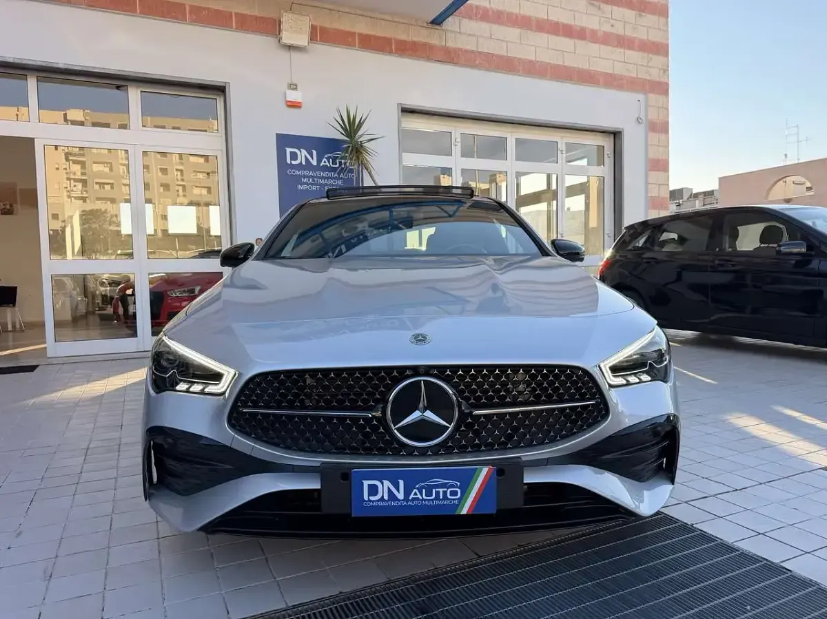 Usata Mercedes CLA220 AMG Line Premium 190 CV (139 kW) 2023 Argento Coupé