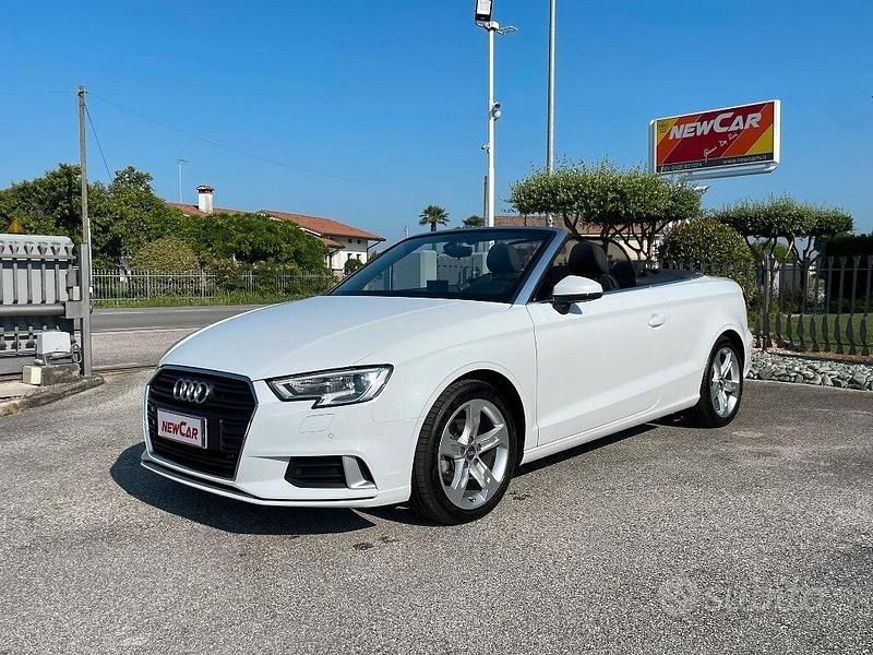 Usata Audi A3 Cabriolet Sport 150 CV (110 kW) 2017 Bianco Cabrio