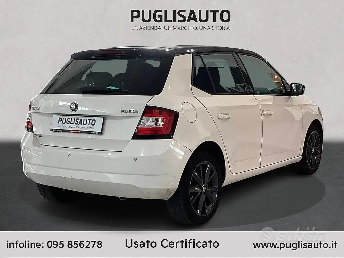 Usata Skoda Fabia Style 90 CV (66 kW) 2015 Bianco Berlina
