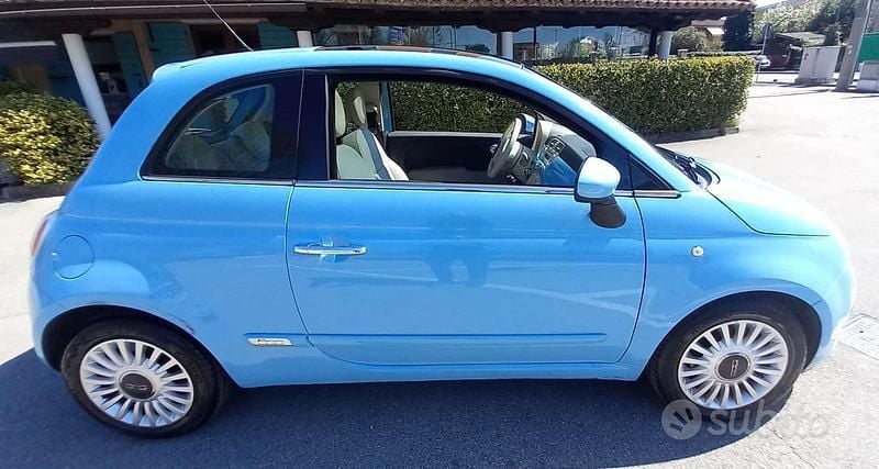 Usata Fiat 500 84 CV (61 kW) 2010 Blu Utilitaria