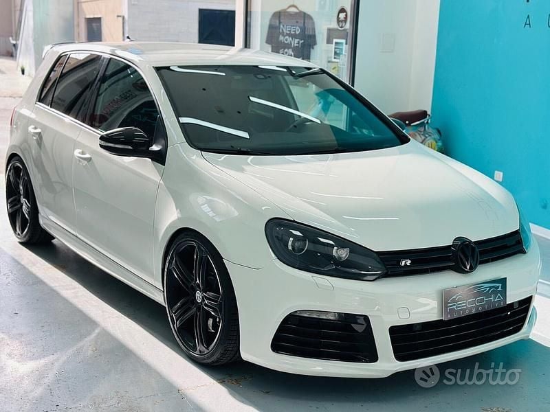 Usata VW Golf VI R 340 CV (250 kW) 2011 Bianco Utilitaria
