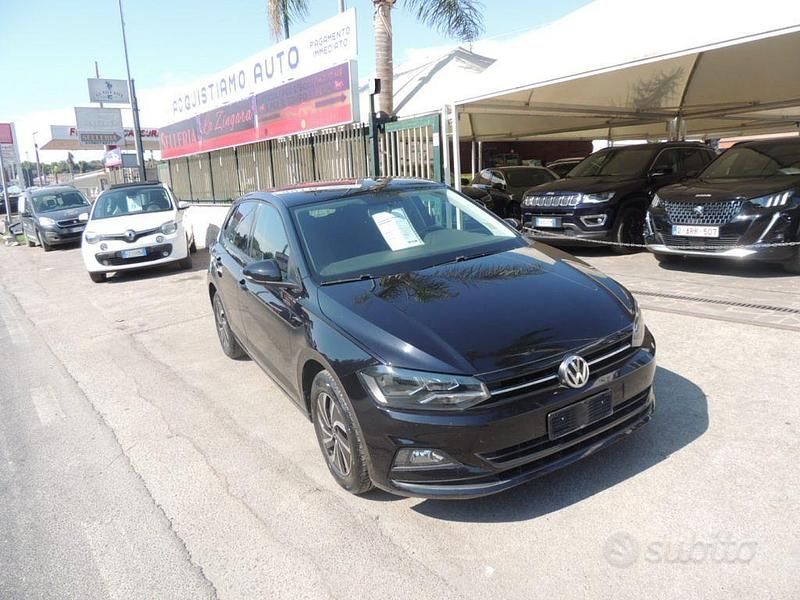 Usata VW Polo Comfortline 95 CV (69 kW) 2019 Nero Utilitaria