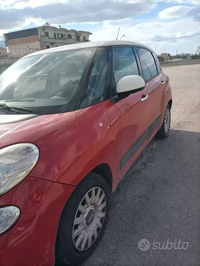 Usata Fiat 500L 85 CV (62 kW) 2014 Rosso Monovolume