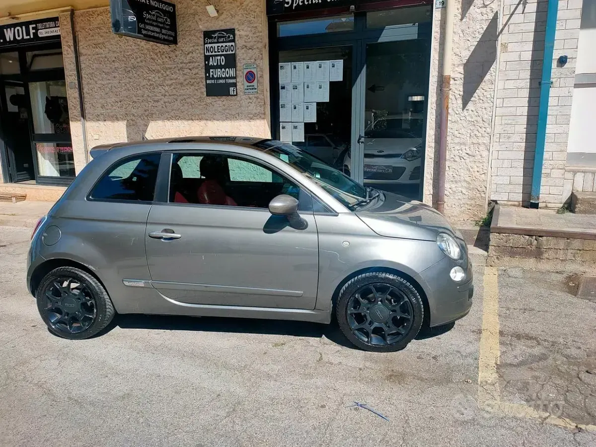 Usata Fiat 500 Lounge 86 CV (63 kW) 2012 Grigio Berlina