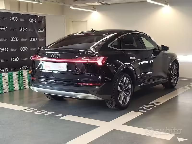 Usata Audi e-tron Sportback Business 230 kW (313 CV) 2020 Nero SUV