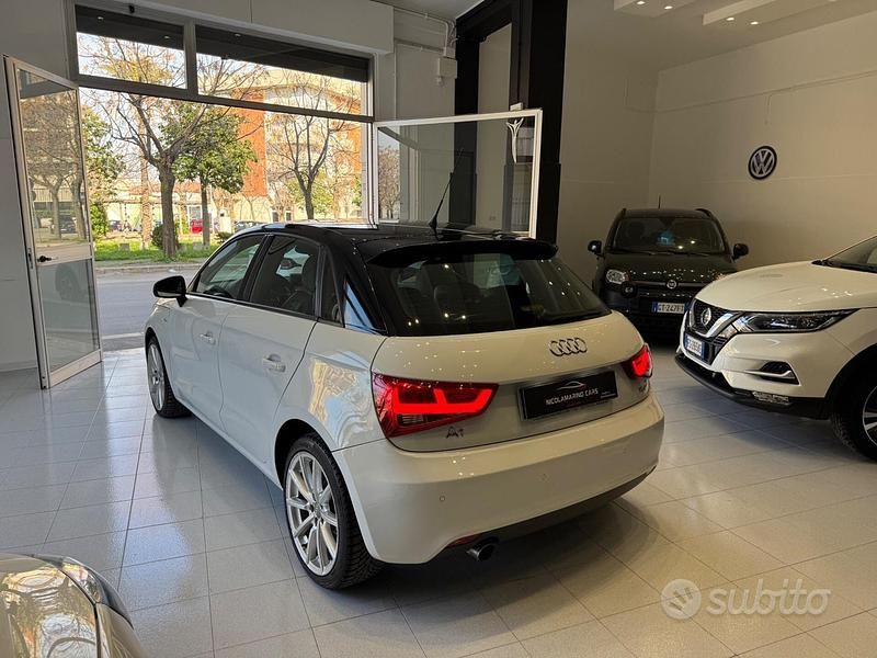 Usata Audi A1 S-Line 90 CV (66 kW) 2014 Bianco Utilitaria