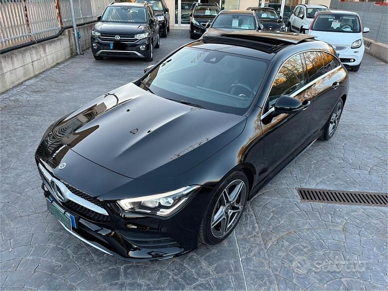 Usata Mercedes CLA200 AMG line 150 CV (110 kW) 2020 Nero Berlina