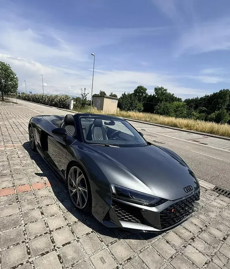 Usata Audi R8 Spyder Performance 620 CV (456 kW) 2021 Grigio Cabrio