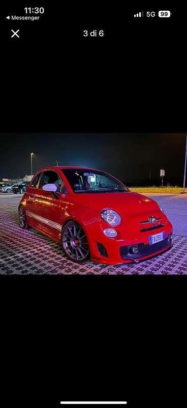 Usata Abarth 595 145 CV (106 kW) 2015 Rosso Utilitaria