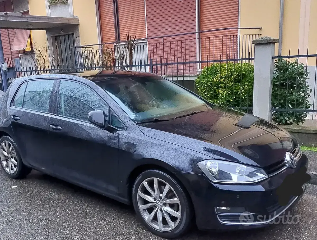 Usata VW Golf VII 110 CV (80 kW) 2016 Nero Berlina