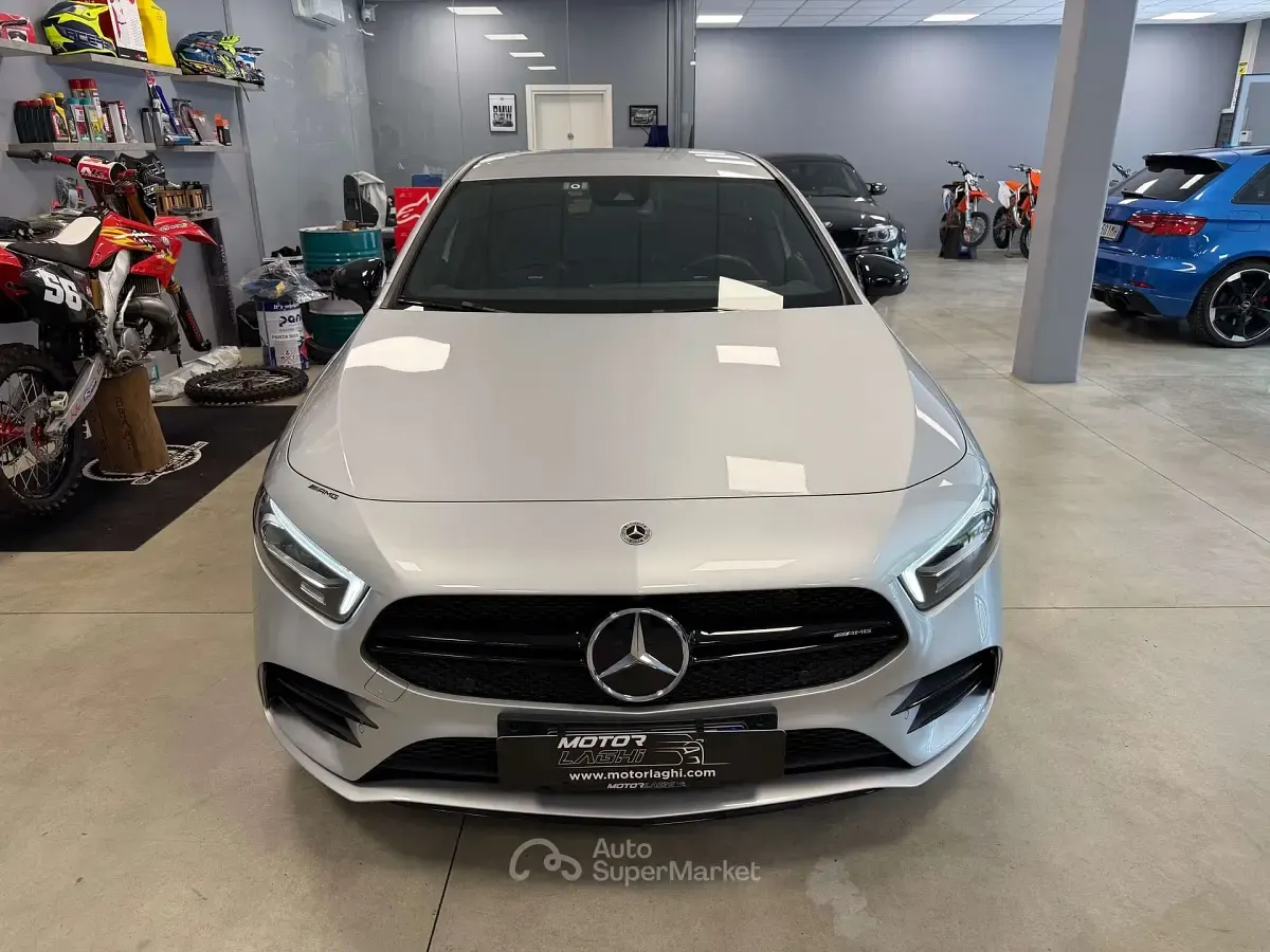 Usata Mercedes A35 AMG AMG 306 CV (225 kW) 2022 Argento Berlina