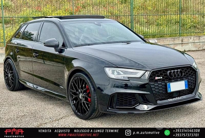 Usata Audi RS3 Ambiente 400 CV (294 kW) 2019 Nero Berlina