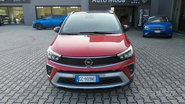 Usata Opel Crossland X 110 CV (80 kW) 2021 Rosso SUV
