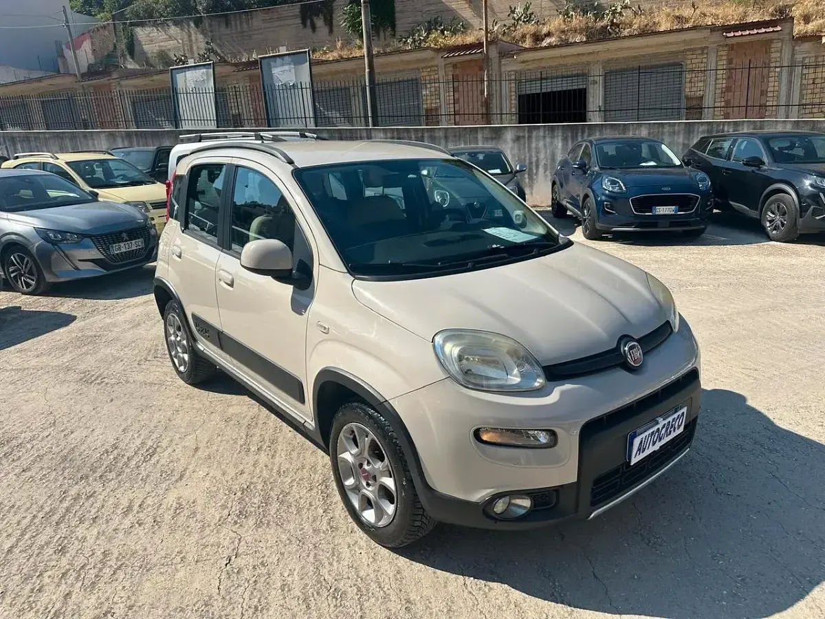 Usata Fiat Panda 4x4 Climbing 75 CV (55 kW) 2013 Beige Utilitaria