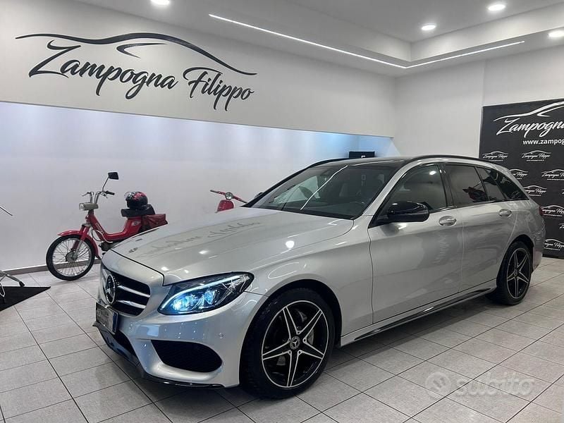 Grigio Usata 2018 Mercedes C220 Exclusive Station wagon | 15.999 € (Ottimo prezzo) - Immagine 1/4