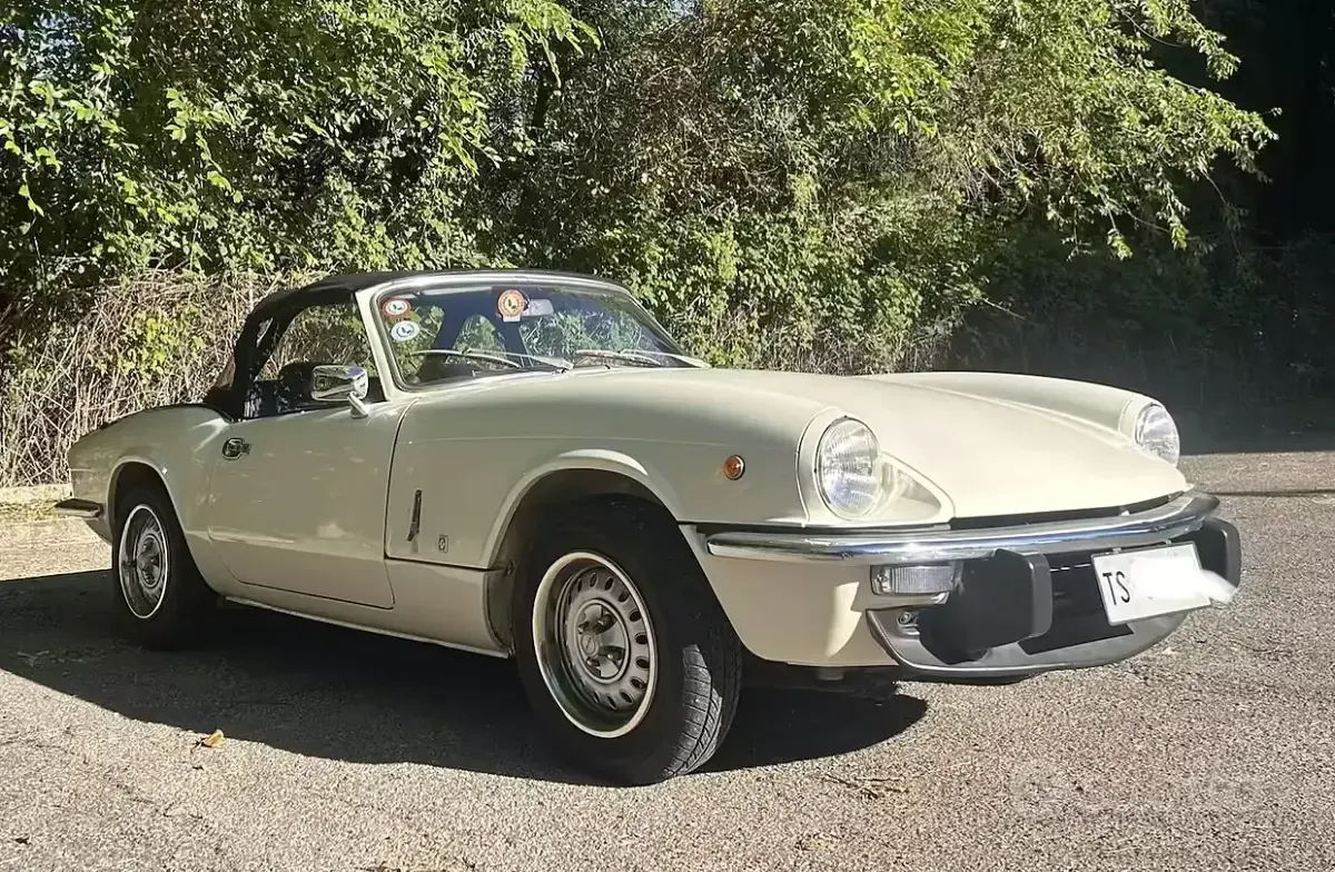 Usata Triumph Spitfire 1970 Bianco Cabrio