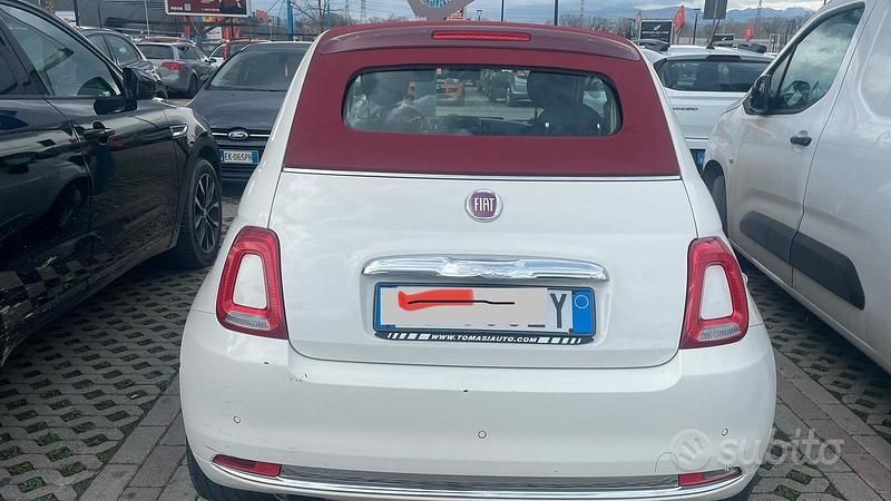 Usata Fiat 500C 69 CV (50 kW) 2019 Bianco Cabrio