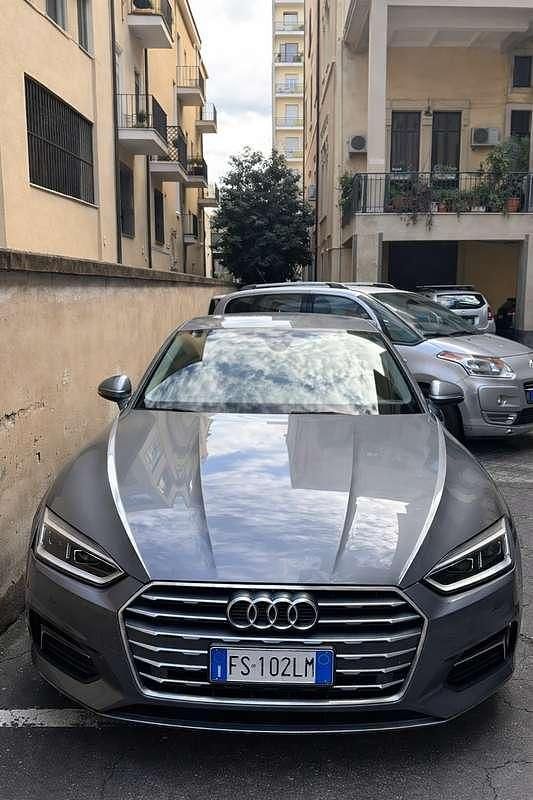 Usata Audi A5 Ambiente 190 CV (139 kW) 2018 Grigio Coupé