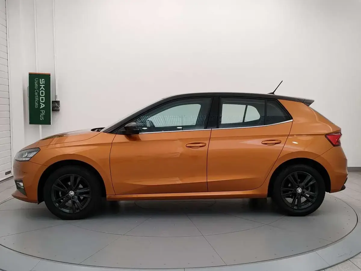 Usata Skoda Fabia Style 95 CV (69 kW) 2023 Arancione Utilitaria